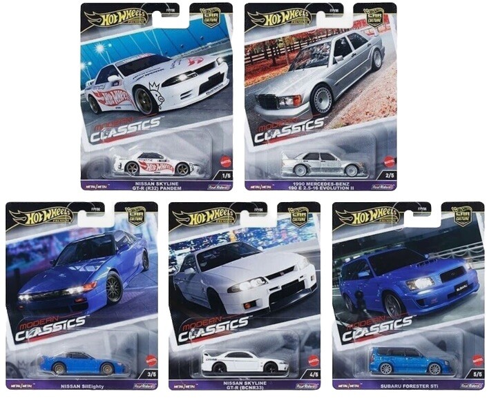 ホットウィール モダンクラシックス 5台セット HOT WHEELS MODERN CLASSICS PREMIUM 5 CAR SET CAR CULTURE