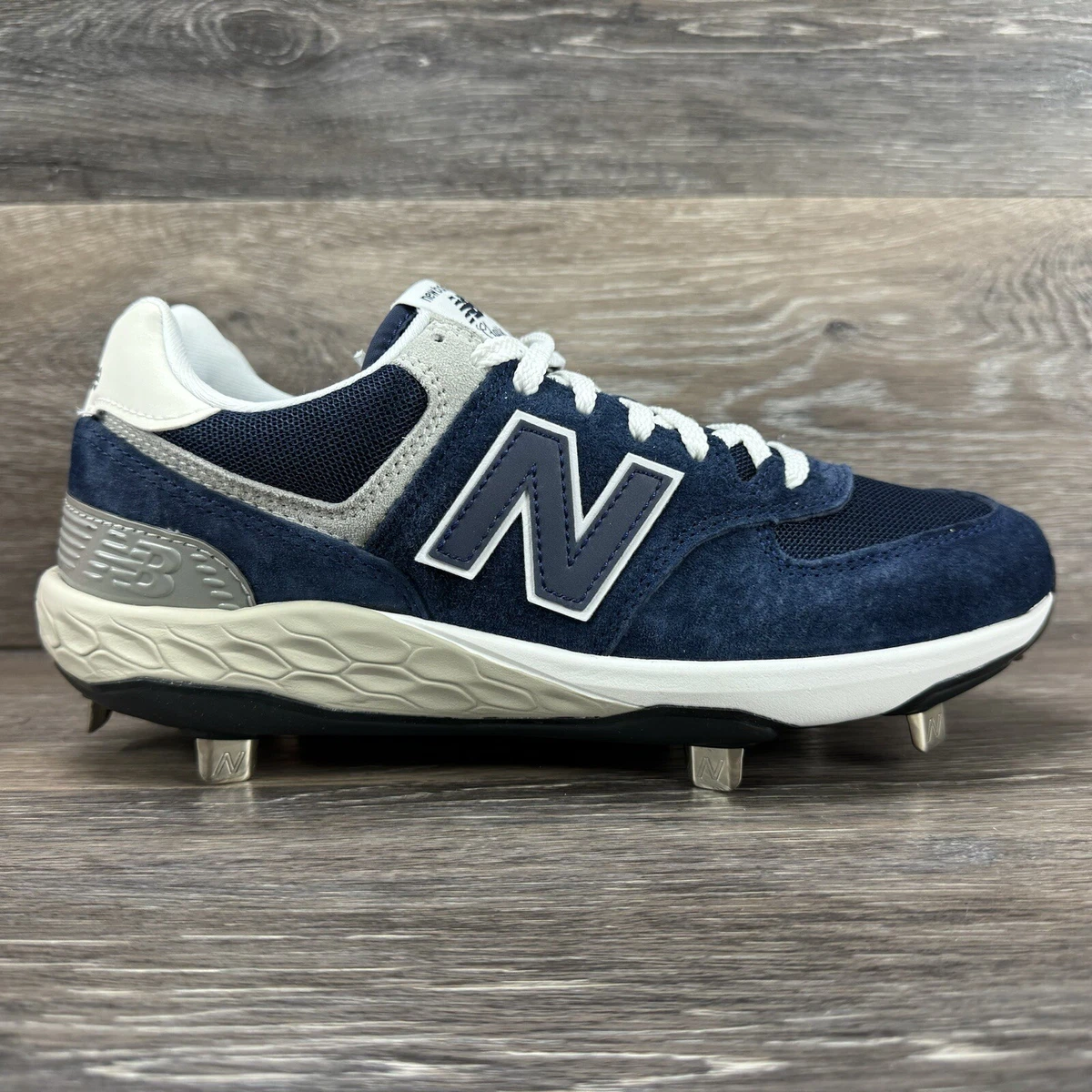 New Balance Velo v3 Metal Baseball Cleats Royal‎ Blue White Mens 5.5 Womens 7 New Balance Blue Baseball & Softball Cleats for Men for sale  main image 2