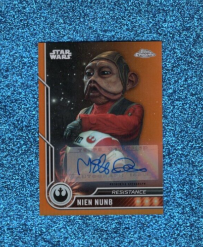 Star Wars Mike Quinn as Nien Nunb Autographed Card /25 - Picture 1 of 2