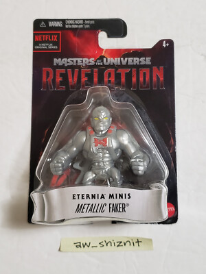 Masters of the Universe Revelation Eternia Minis METALLIC FAKER Chase Variant