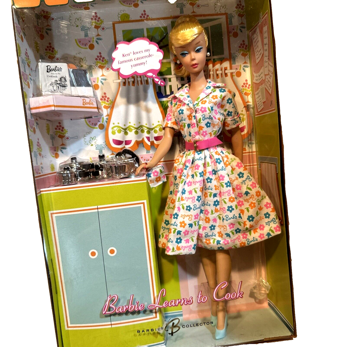 クリアファイル Barbie Doll LEARNS TO COOK Barbie® Doll Learns To Cook - K9139 BarbiePedia