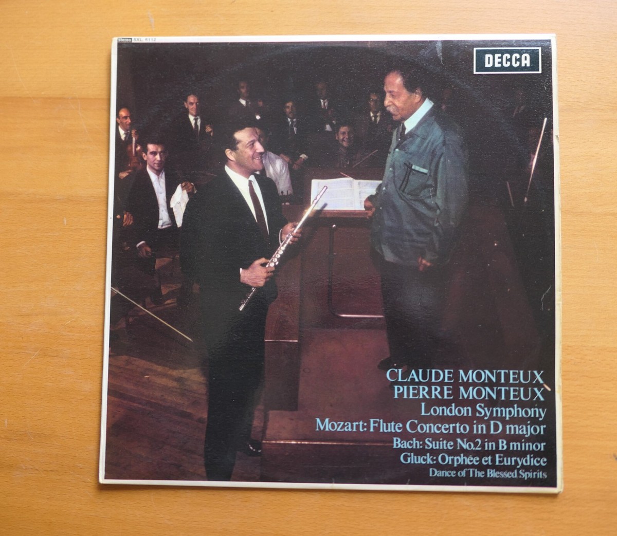 SXL 6612 ED1 Claude Monteux Pierre Monteux Mozart Flute Concerto