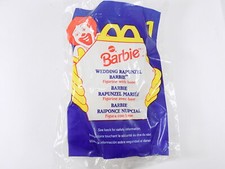 1996 Barbie Wedding Rapunzel Barbie McDonald's Happy Meal Toy Doll Figurine 1