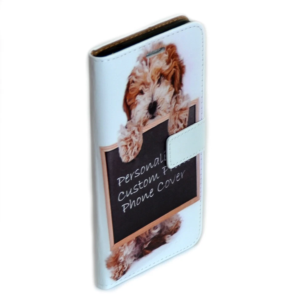 Funda tipo billetera abatible para teléfono Samsung Galaxy Series - Impresión personalizada personalizada Foto 2 de 3