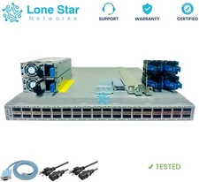 Cisco N9K-C9236C Nexus 9200 w/ 36x 40/100G QSFP28- PE-Switch LAN ENT w/ Rail KIT