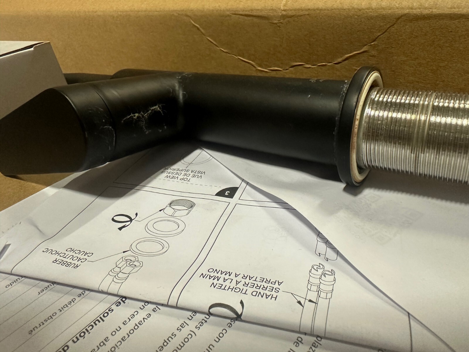 Riobel Mythic 1.8 GPM Single Hole Pre-Rinse Pull Down Kitchen Faucet - MY101BK