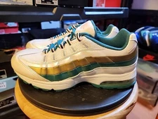 Size 8.5 Mens/10 Women's - Nike Air Max 95 Zen White Gold Island Teal