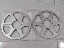 One Pair Silver Technics 10.5'' 1/4'' TAPE REEL TO REEL TAPE Recorders RS 1500