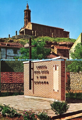 D154975 Escatron. Saragossa. Das gefallene Denkmal und die Heilige Agueda Eremitage. Vist
