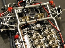 F1GP Race Car Formula 1 Vintage Indy Classic Grand Prix Custom Built Metal Model