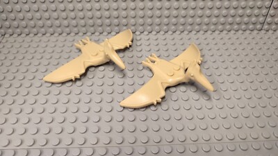 2x Lego Dinosaurier Dino Dinos Adventurers 2010 Attack Island Studios tan beige