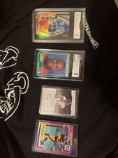 Panini NFL 4-Card Lot: Jones Select Prizm RC, Pickens RC, Dobbs Auto