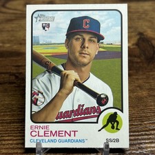 2022 Topps Heritage #277 Ernie Clement RC