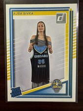 2025 Donruss WNBA #93 Ajsa Sivka (RC) - Chicago Sky