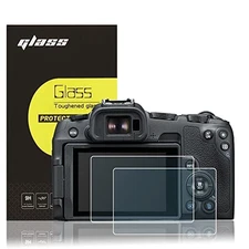 [Canon R8 Exclusive] Set of 2 Ultra-Thin Glass Screen Protectors for Canon EOS