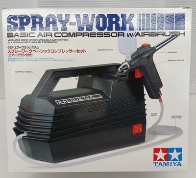 Airbrush System Model Number Spray Work Basic Compressor Set TAMIYA