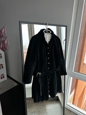 Vintage Victorian Edwardian 1940s Antique Woman Corduroy Coat Jacket Sz M