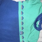 Betty Bisque 6M Blue/Green Nautical Boats Short Sleeve Snap One-Piece — photo 3