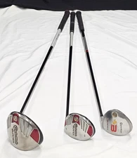 TaylorMade Burner 10.5 driver, 3 & 5 Wood, REAX Flex R Golf Clubs