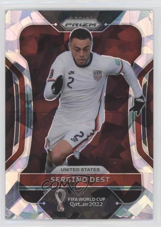 2022 Panini Prizm World Cup Qatar Ice Prizm Sergino Dest #206 nd3