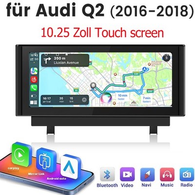 10,25'' CarPlay Upgrade für Audi Q2 GA 2016-2018 Android Auto 4G LTE