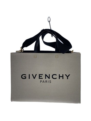 GIVENCHY tote bag G-TOTE 2WAY shoulder Cream Used