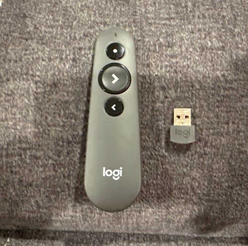 Logitech Presentation Remote Laser Pointer w USB Receiver Dongle! ~ Works Great!