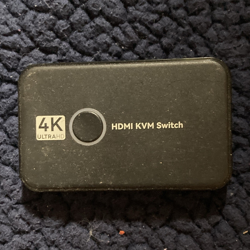 4K Ultra HD HDMI KVM Switch 2:1 HDMI Switch HDMI to HDMI Black V806A1
