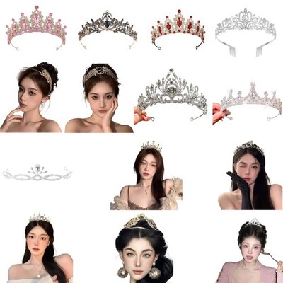 Lightweight Adjustable Crown Party Headwear For Special Occasion And Event