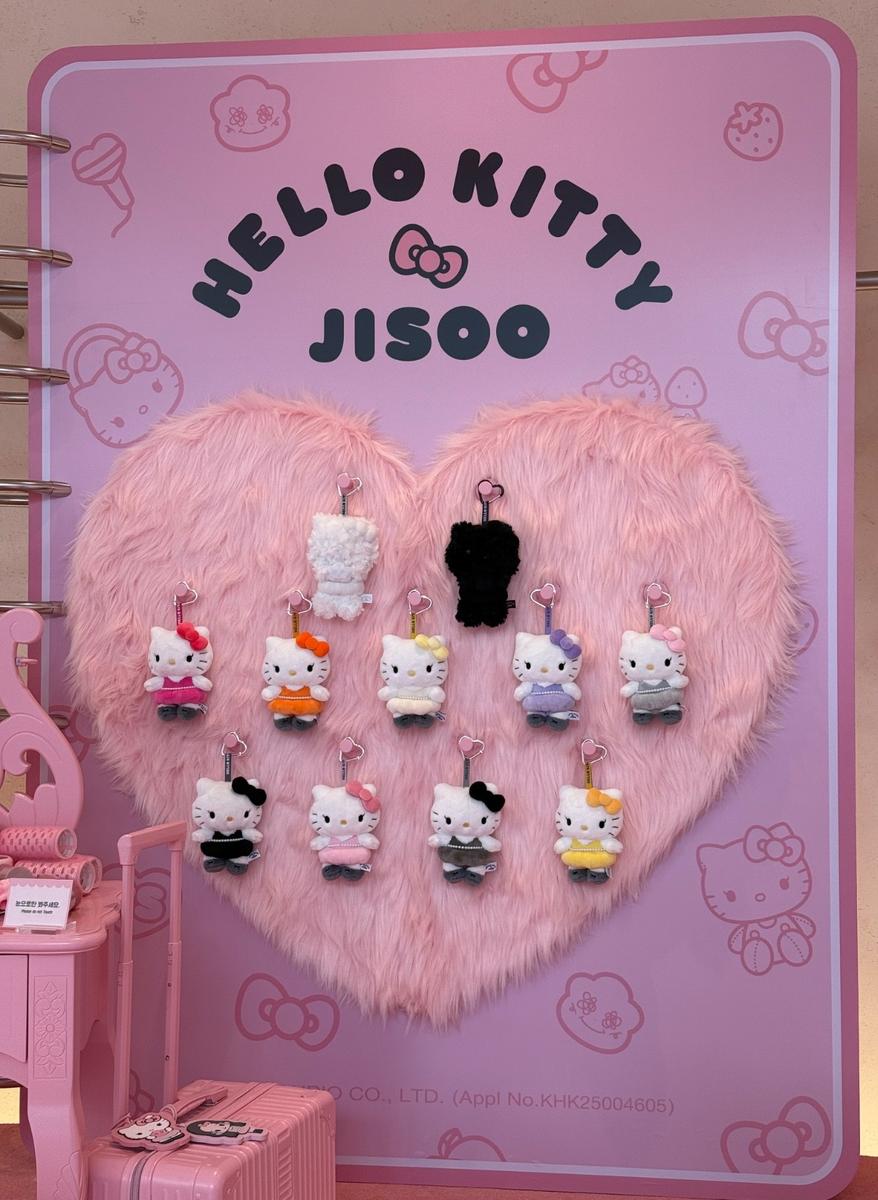 Blackpink Jisoo x Hello Kitty Plush Keychain Limited Edition - 12