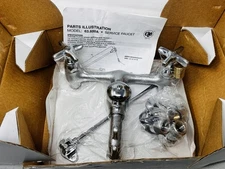 Mustee 63.600A Service Sink Faucet, Chrome Brand New Open Box