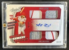 2021 Triple Threads Alec Bohm Rookie & Future Phenoms Auto RC Jersey #/99