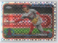#USC145 2024 Topps Chrome X-FRACTOR Adam Cimber Los Angeles Angels