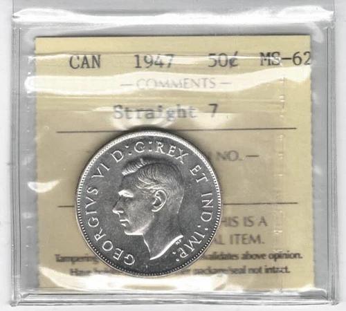 1947 Canada 50 Cents — photo from another recent sale