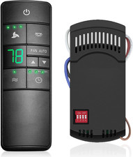 3-Speed Ceiling Fan Remote Control Kit with Timer Light Dimmer