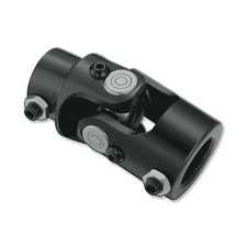 3/4" DD x 1"-48 Spline Universal Steering U Joint 83mm Length Black Steel 3/4" DD x 1"-48 Spline Universal Steering U Joint 83mm Length Black Steel - Image 1
