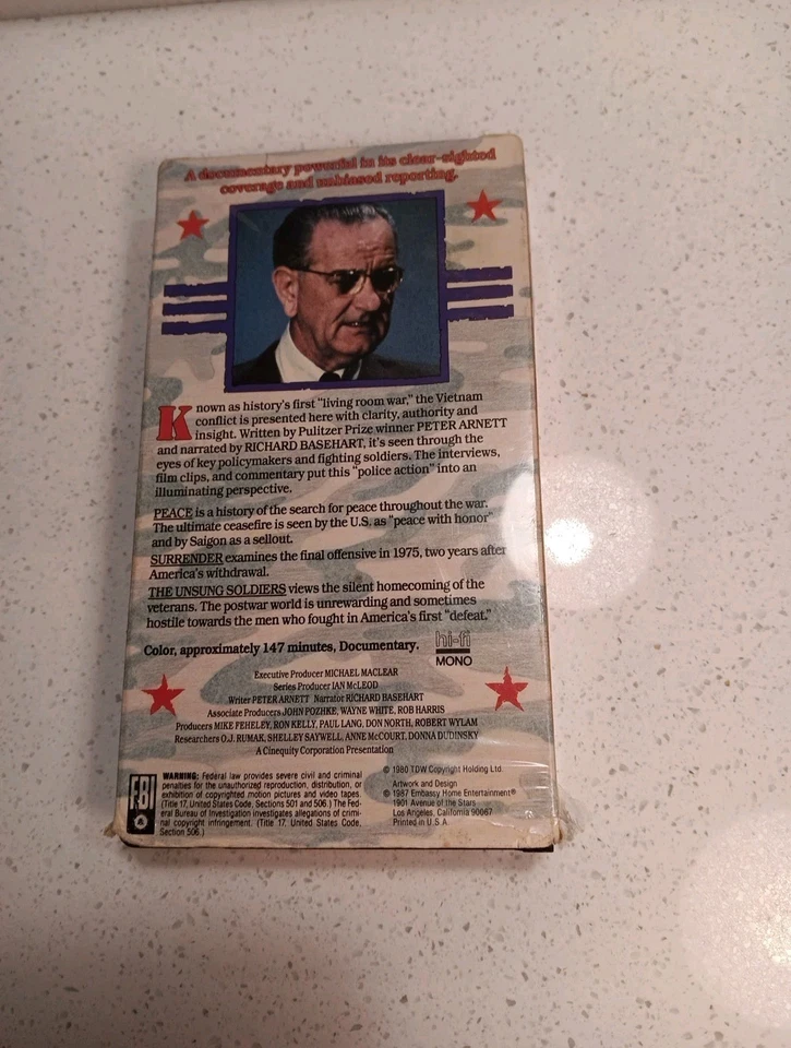 VIETNAM THE TEN THOUSAND DAY WAR VHS - Book Six - Image 2 of 4