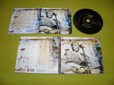 Lonnie Johnson - Playing With The Strings - RARE UK CD Blues / Digipak + Booklet