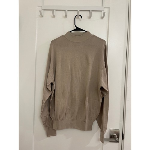 Baracuta, Maglione girocollo uomo vintage Baracuta misto seta preppy old money