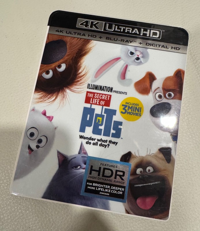 The Secret Life Of Pets Ultra HD 4K W/slipcase