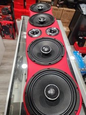 Universal 39” Sound Bar Pod 4x8” Midrange (Wood and Fabric) for Audio  Speakers