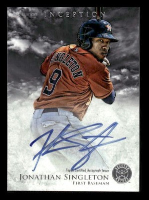 2013 Bowman Inception #PA-JS Jonathan Singleton AUTO Houston Astros
