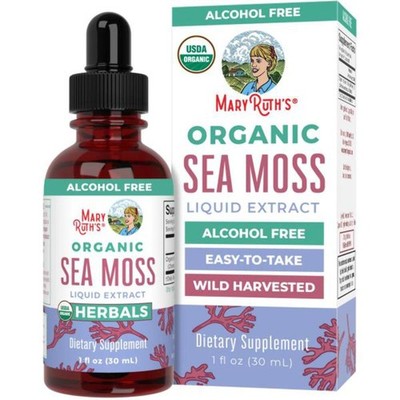 6/27 read MaryRuth Organics USDA Irish Sea Moss Liquid Drops | Organic Irish Mos