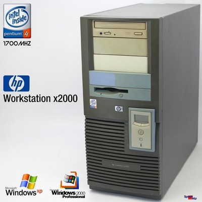 HP WORKSTATION x2000 WMTA INTEL PENTIUM 4 1700MHZ COMPUTER PC WINDOWS XP SERVER