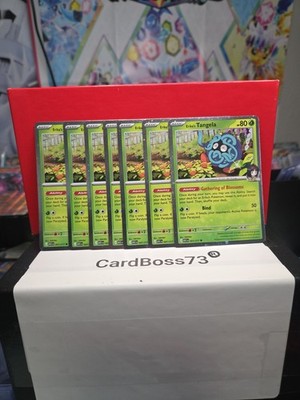 (7)Pokémon Erika's Tangela Cosmos Holo  007/217 Basic Vine 80 HP 50 Attack Card 