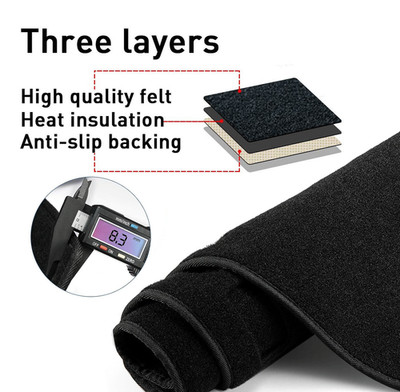 Dash Cover Mat For Chevy Silverado Tahoe 2007-2014 Dashboard Pad
