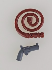 Damaged* Indiana Jones with Hat Fedora Gun & Whip Lego Minifigure From Set 7195