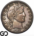 1912-D Barber Half Dollar, Choice VF++ Better Date