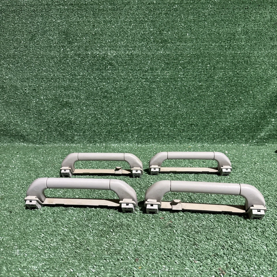 Juego de manijas de agarre de techo interior gris 1997-2003 OEM BMW E39 525i 528i 530i 540i Foto 3 de 4