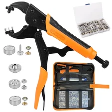 Heavy Duty Snap Tool Kit for Boat Covers - All-in-One Snap Fastener Tool with 60